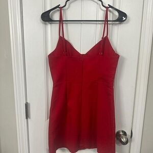Red Strappy Dress